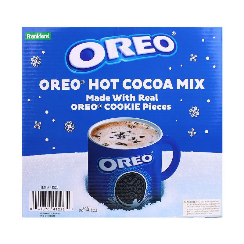 slide 3 of 3, OREO Mugs 2pk with 2 OREO Hot Cocoa Mix Box Set 2oz, 2 ct; 2 oz