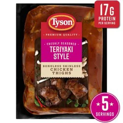 Tyson Teriyaki Boneless Skinless Chicken Thighs - 20oz
