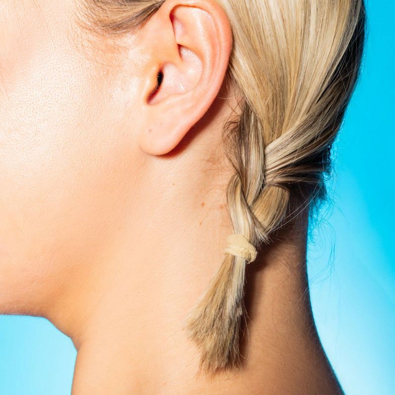 slide 3 of 6, Gimme Beauty Medium Braid Ends Hair Bands - Blonde - 25pk, 25 ct