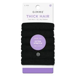 Gimme Beauty Extra Stretch Thick Hair Bands - 6pk
