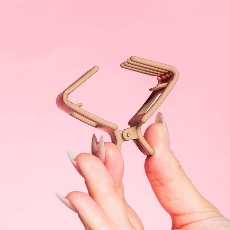 slide 8 of 8, Gimme Beauty Claw Clip - Brown/Cream - 2pc, 2 ct