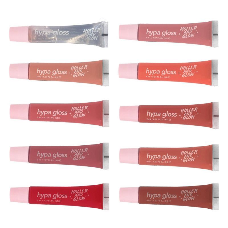 slide 4 of 6, Holler and Glow Juicy Lip Gloss Tube Gift Set - 10ct, 10 ct