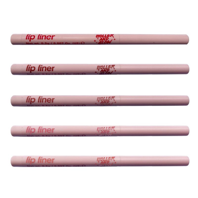 slide 3 of 6, Holler and Glow Lip Liner and Gloss Set Gift Set - 10ct, 10 ct