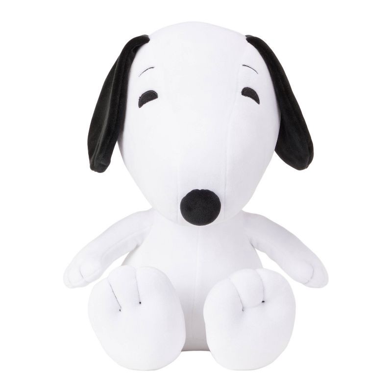 slide 1 of 2, Peanuts Snoopy 3lb Weighted Cuddle Pillow Buddy Soft Plush and Cozy Pillow for Comfort, 3 lb
