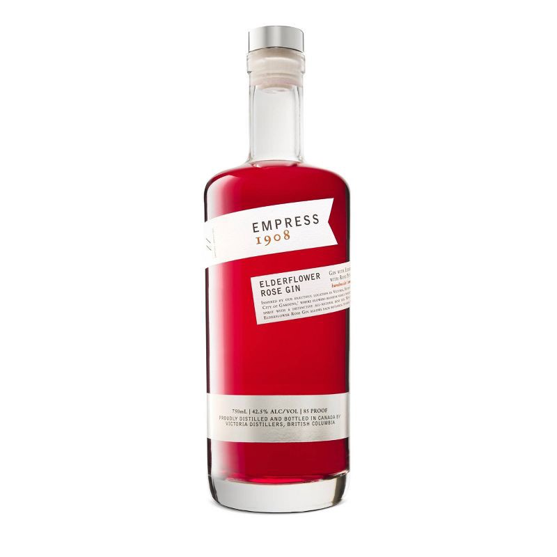 slide 1 of 5, Empress 1908 Elderflower Rose Gin - 750ml Bottle, 750 ml