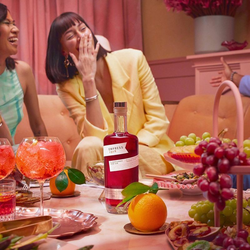 slide 3 of 5, Empress 1908 Elderflower Rose Gin - 750ml Bottle, 750 ml