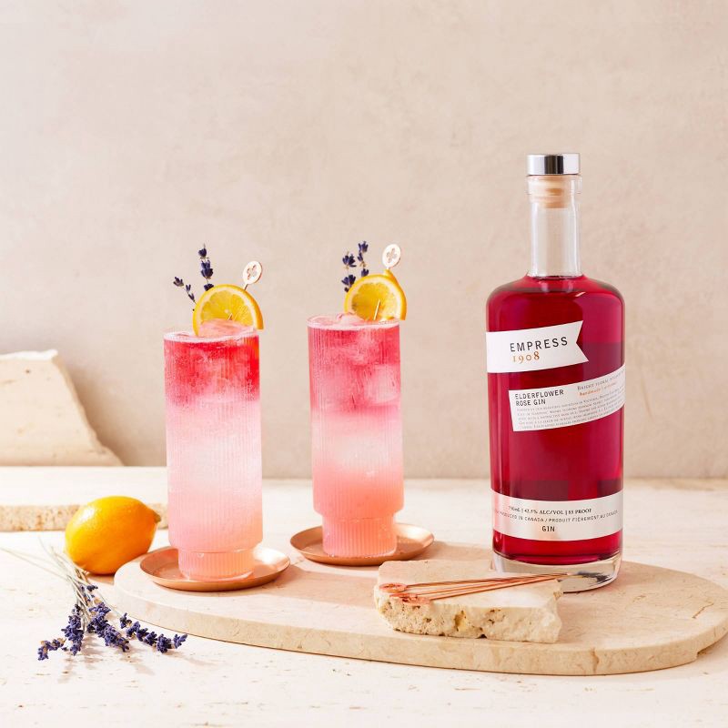 slide 5 of 5, Empress 1908 Elderflower Rose Gin - 750ml Bottle, 750 ml