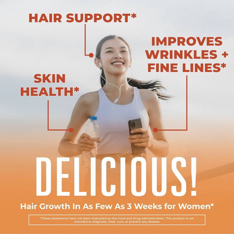 slide 3 of 6, MaryRuth's Liquid Morning Vegan Multivitamin + Hair Growth - Peach Mango - 15.2oz, 15.2 oz