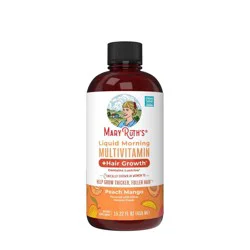 MaryRuth's Liquid Morning Vegan Multivitamin + Hair Growth - Peach Mango - 15.2oz