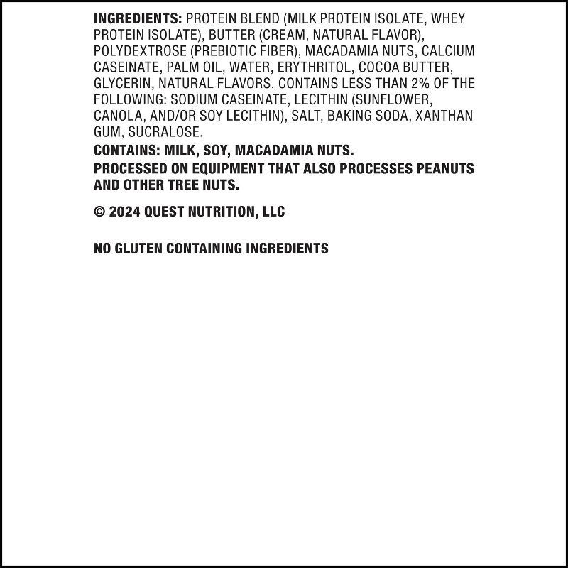slide 2 of 9, Quest Nutrition White Macadamia Nut Cookies - Chocolate - 8.16oz/4ct, 8.16 oz, 4 ct