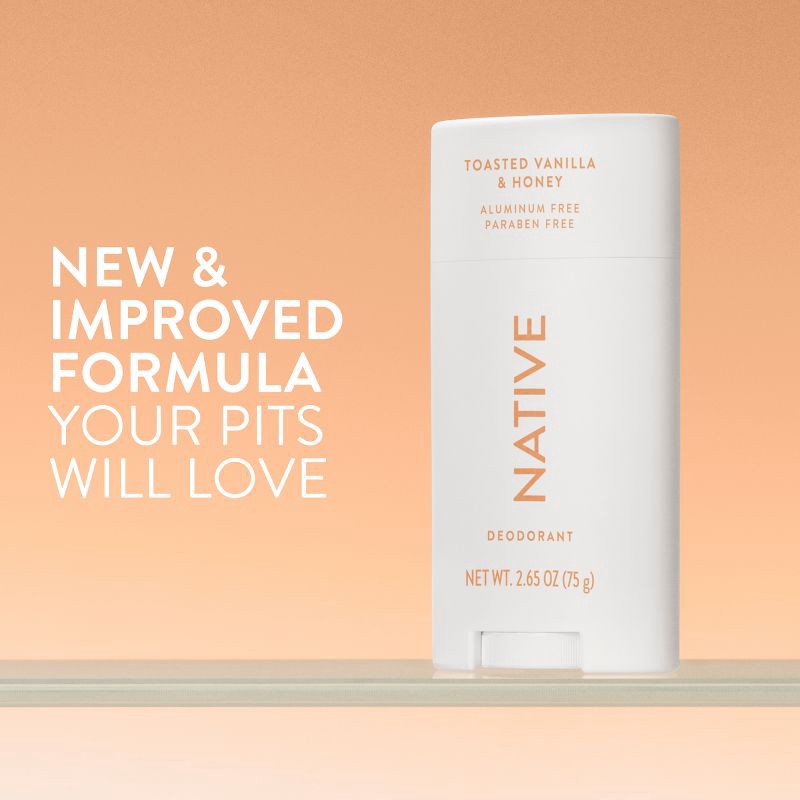 slide 2 of 10, Native Limited Edition Deodorant - Toasted Vanilla & Honey - Aluminum Free - 2.65oz, 2.65 oz