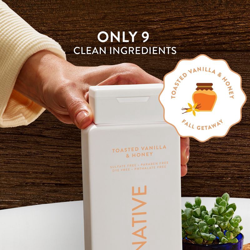 slide 5 of 9, Native Limited Edition Body Wash - Toasted Vanilla & Honey - Sulfate Free - 18 fl oz, 18 fl oz