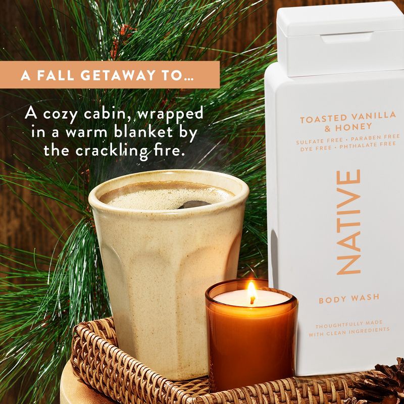 slide 6 of 9, Native Limited Edition Body Wash - Toasted Vanilla & Honey - Sulfate Free - 18 fl oz, 18 fl oz
