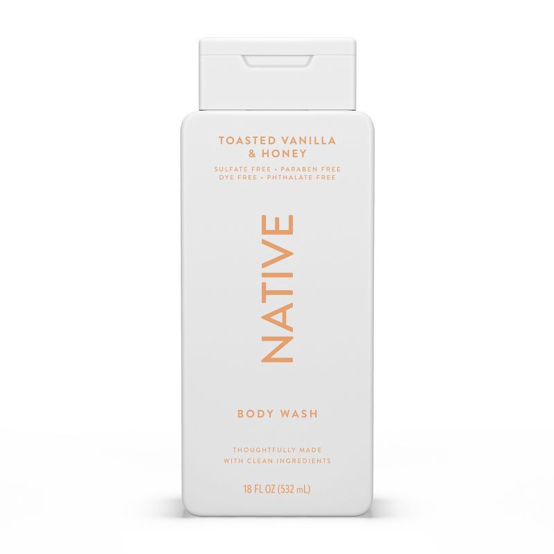 slide 8 of 9, Native Limited Edition Body Wash - Toasted Vanilla & Honey - Sulfate Free - 18 fl oz, 18 fl oz