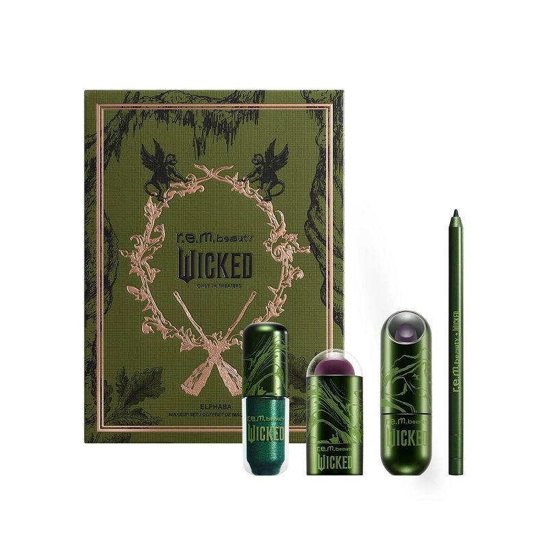 slide 1 of 8, r.e.m. beauty x Wicked Elphaba Makeup Set - 4pc - Ulta Beauty, 4 ct