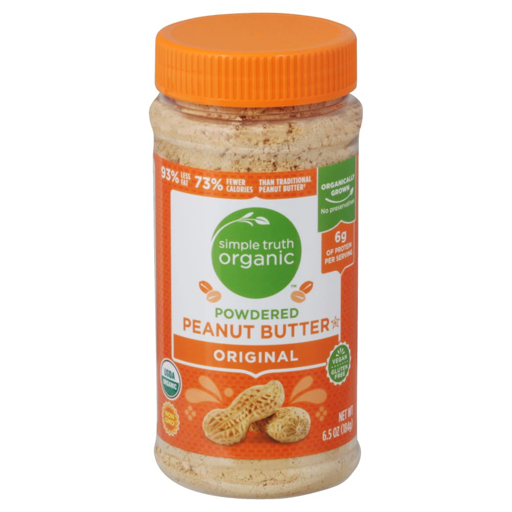 slide 1 of 3, Simple Truth Organic Original Powdered Peanut Butter, 6.5 oz