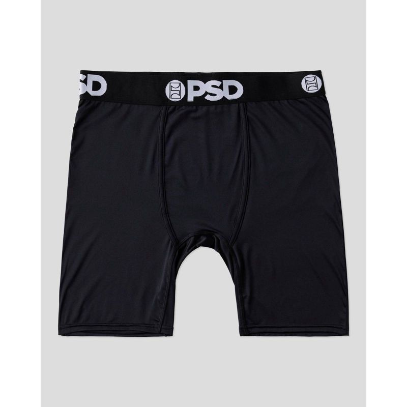 slide 3 of 4, PSD Men's Paisley Print Briefs 2pk - Black/Gray XXL, 2 ct