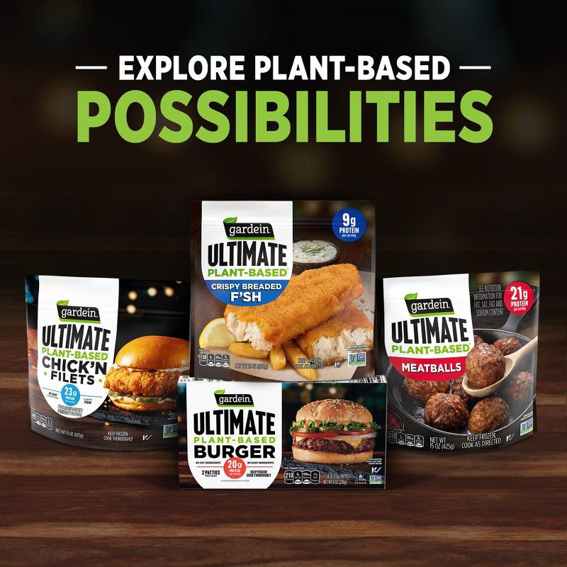 slide 6 of 6, Gardein Frozen Ultimate Fish Meat Alternative - 6ct/15oz, 6 ct; 15 oz