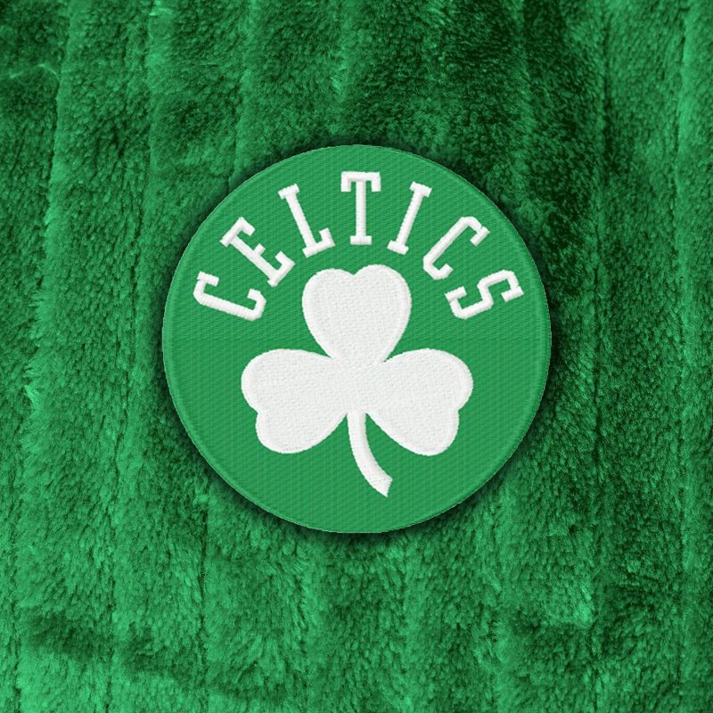 slide 3 of 3, NBA Boston Celtics Ribbed Robe, 1 ct