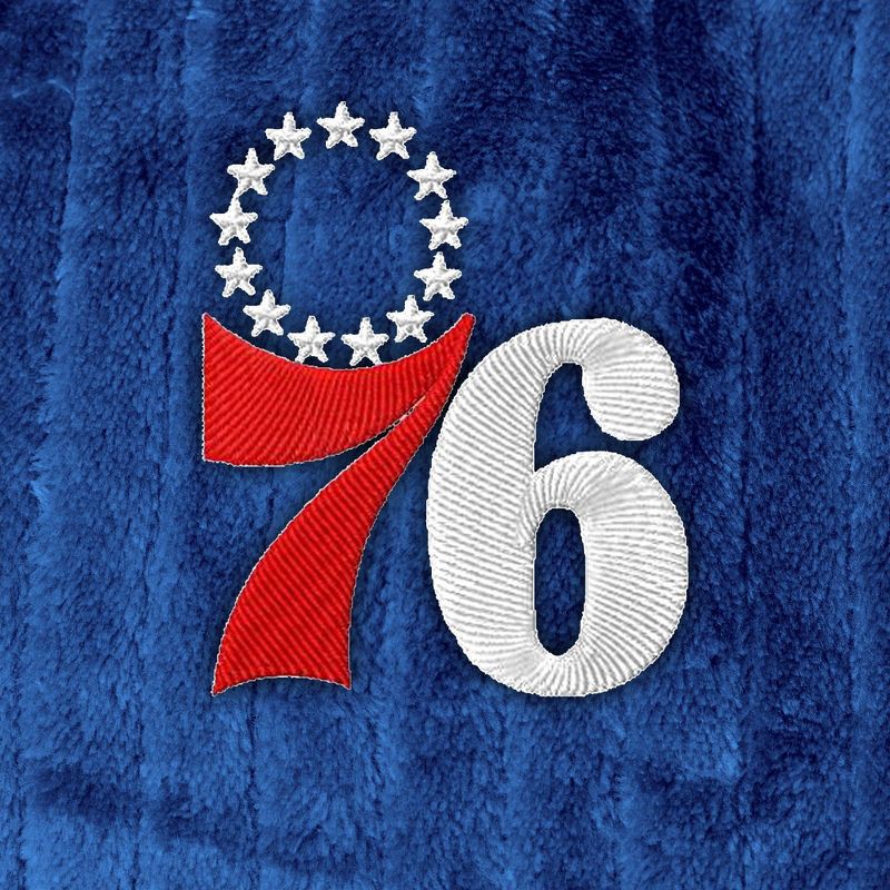 slide 3 of 3, NBA Philadelphia 76ers Ribbed Robe, 1 ct