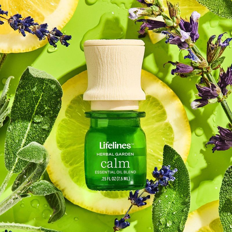 slide 2 of 7, Lifelines Calm Herbal Garden Essential Oil Blend, 1 ct