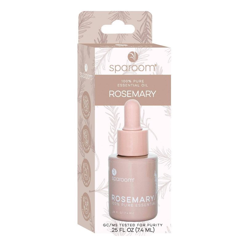 slide 2 of 5, SpaRoom Rosemary Essential Oil .25 fl oz, 7.4 ml