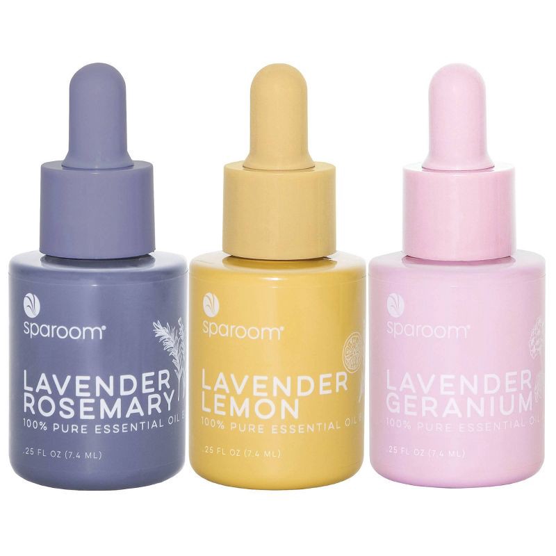 slide 1 of 5, SpaRoom Lavender Twist Essential Oil 3pk 7.4ml, 3 ct, 7.4 ml