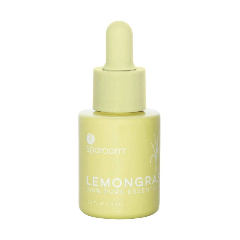 slide 1 of 5, Lemongrass Essential Oil .25 fl oz - SpaRoom, 0.25 fl oz