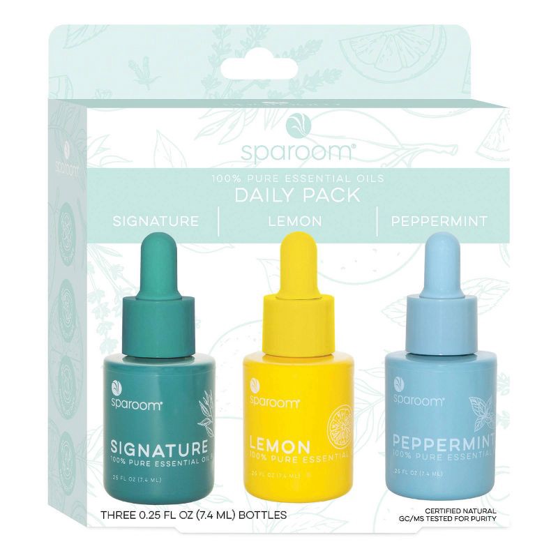 slide 2 of 5, Daily Essential Oil 3pk 7.4ml - SpaRoom, 3 ct, 7.4 ml