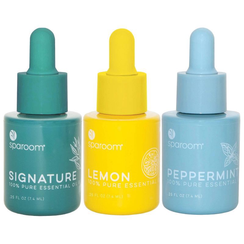 slide 1 of 5, Daily Essential Oil 3pk 7.4ml - SpaRoom, 3 ct, 7.4 ml