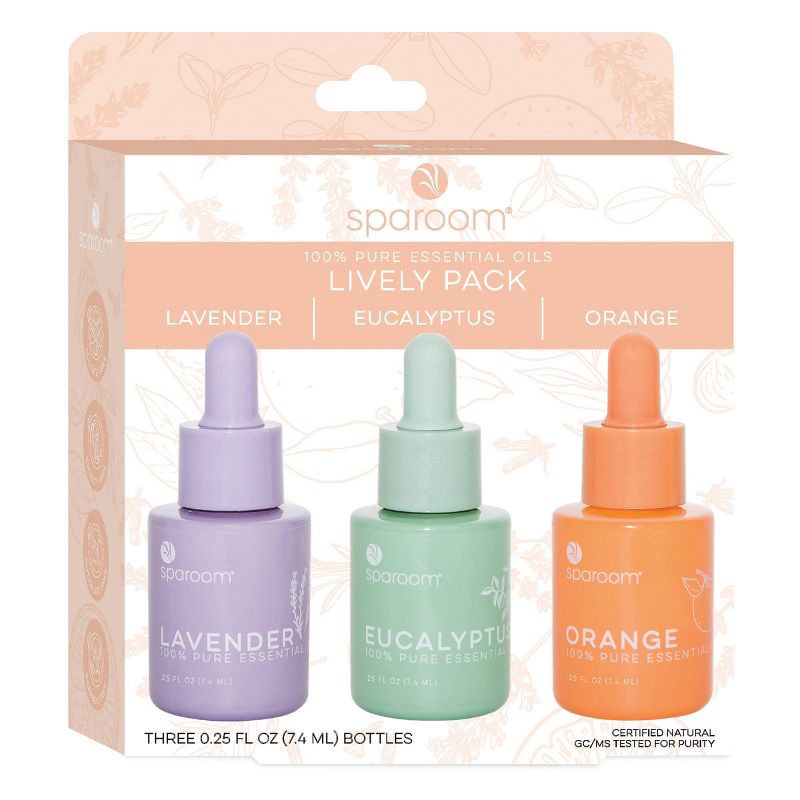 slide 2 of 5, SpaRoom Lively Essential Oil 3pk 7.4ml, 3 ct, 7.4 ml