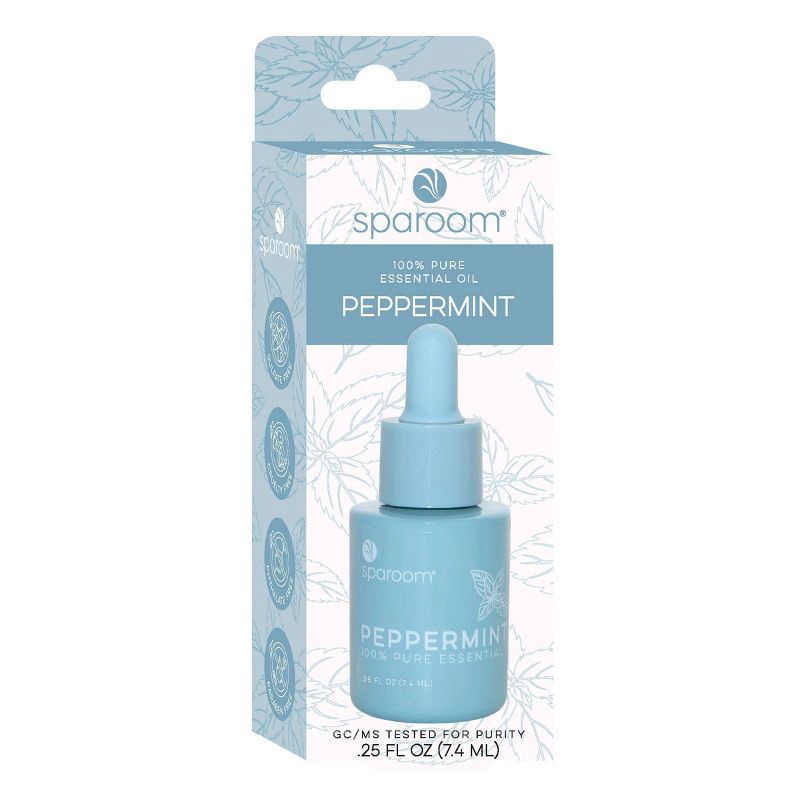 slide 2 of 5, SpaRoom Peppermint Essential Oil .25 fl oz, 0.25 fl oz