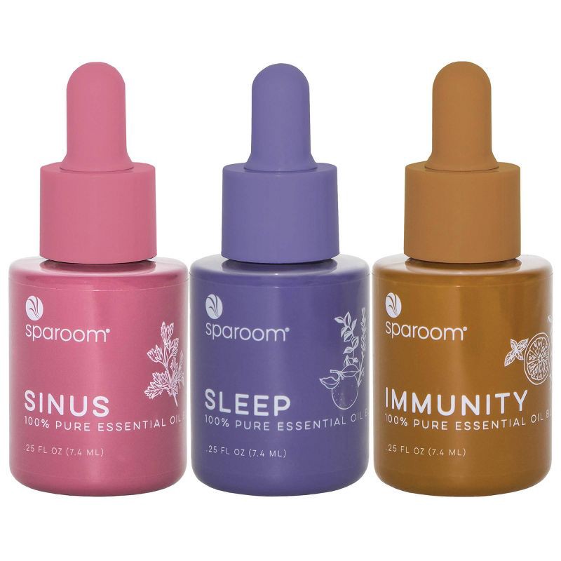 slide 1 of 5, SpaRoom Holistic Essential Oil 3pk 7.4ml, 3 ct, 7.4 ml