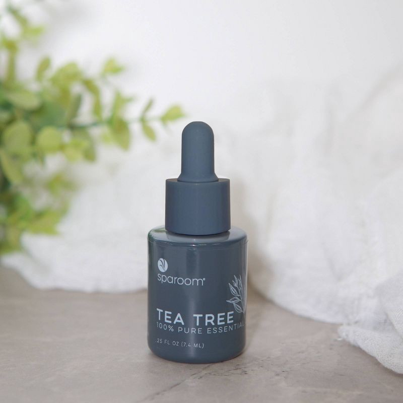 slide 3 of 5, SpaRoom Tea Tree Essential Oil .25 fl oz, 7.4 ml