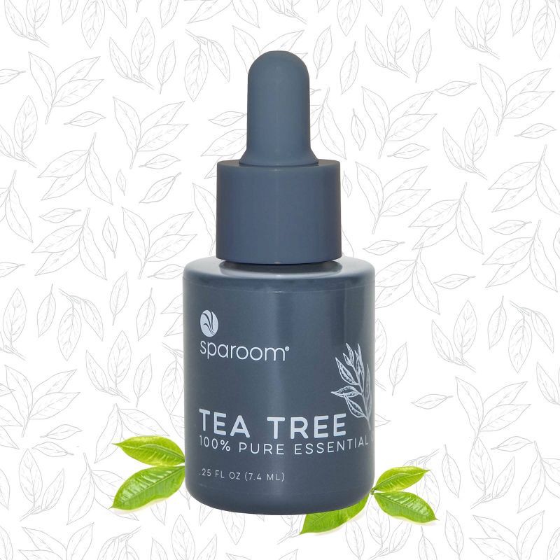 slide 4 of 5, SpaRoom Tea Tree Essential Oil .25 fl oz, 7.4 ml