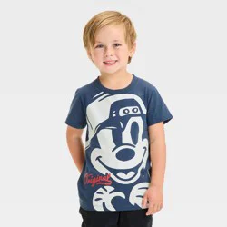 Toddler Boys' Disney Mickey Mouse T-Shirt - Blue 4T