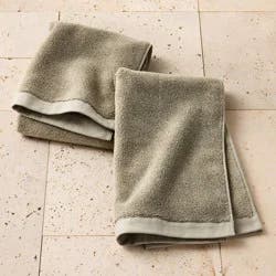 2pk Modal Hand Towel Olive - Casaluna™