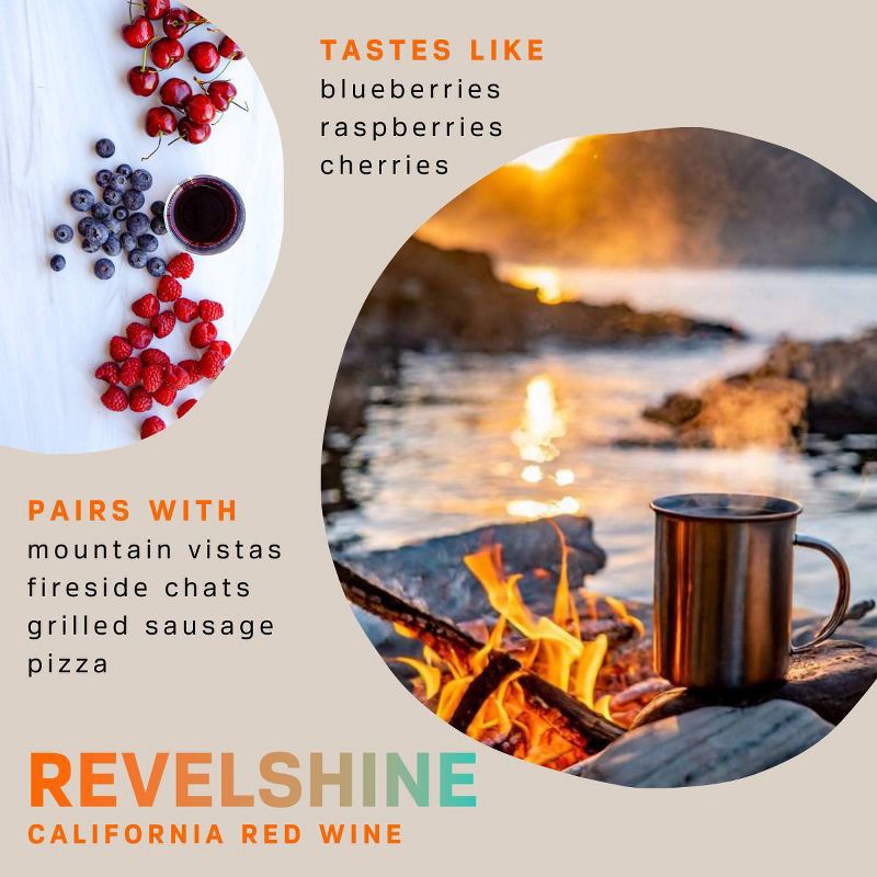 slide 4 of 4, Revelshine Wines Red - 500ml Can, 500 ml