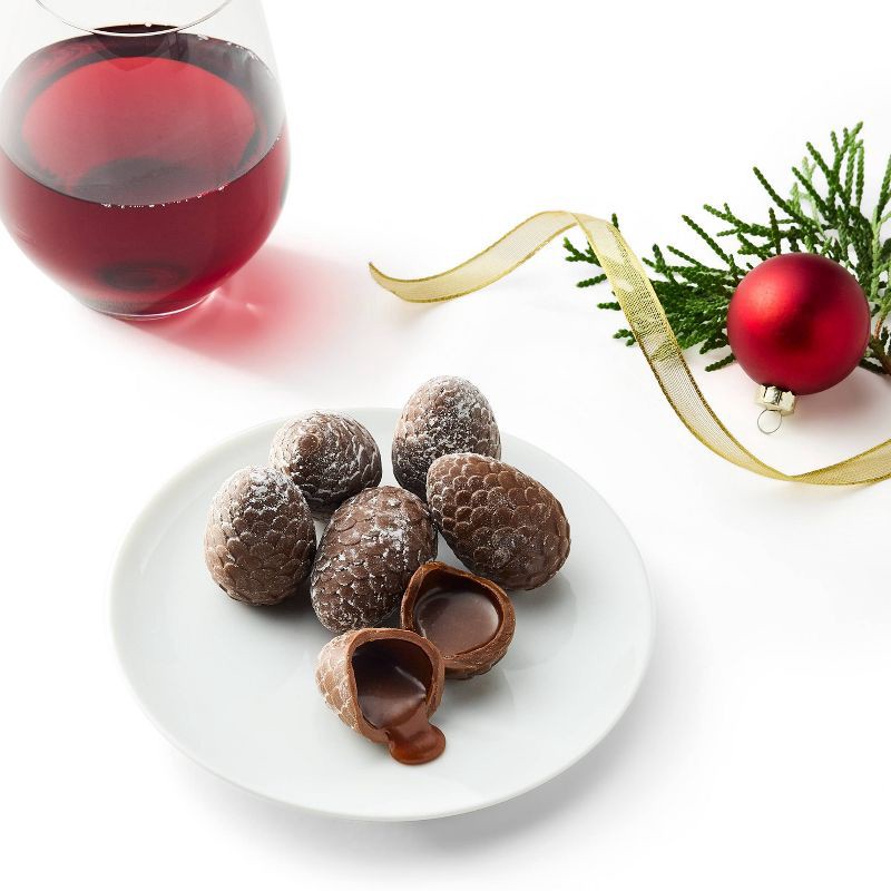 slide 3 of 3, M&S Christmas Salted Caramel Pinecone Belgian Milk Chocolate Gift Box - 12.35oz, 12.35 oz