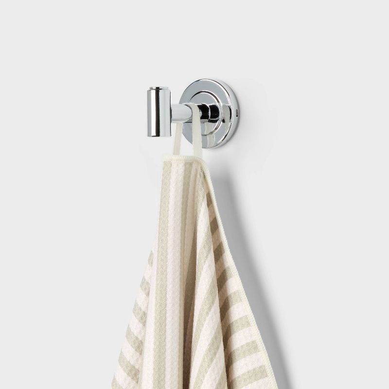 slide 4 of 4, Quick Dry Waffle Striped Oversized Bath Towel Tan - Room Essentials™, 1 ct