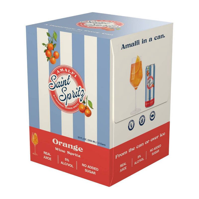slide 2 of 7, Saint Spritz Amalfi - 4pk/12 fl oz Cans, 4 ct; 12 fl oz