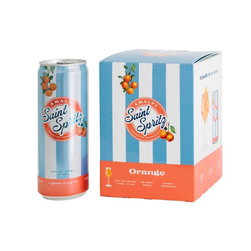 slide 1 of 7, Saint Spritz Amalfi - 4pk/12 fl oz Cans, 4 ct; 12 fl oz