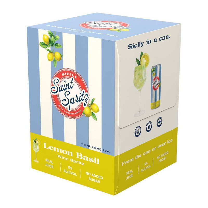 slide 2 of 8, Saint Spritz Sicily - 4pk/12 fl oz Cans, 4 ct; 12 fl oz