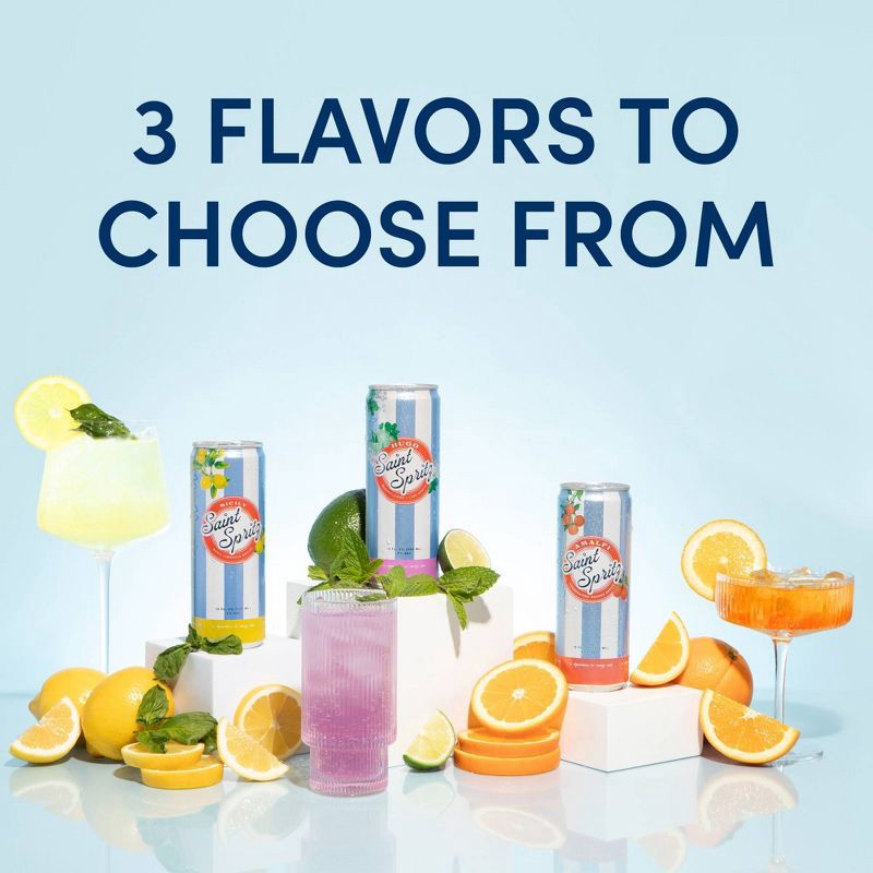 slide 8 of 8, Saint Spritz Sicily - 4pk/12 fl oz Cans, 4 ct; 12 fl oz