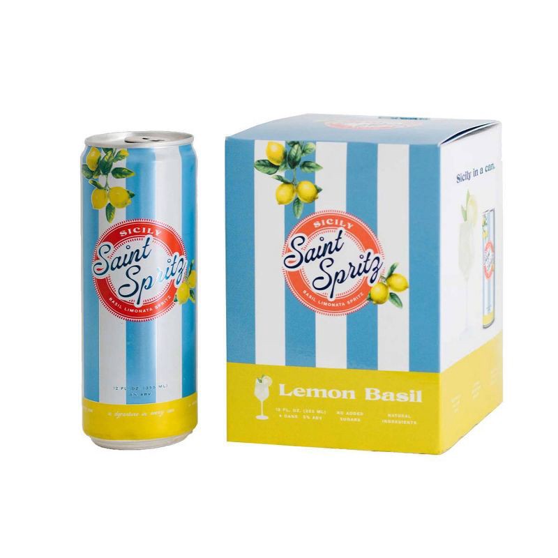 slide 1 of 8, Saint Spritz Sicily - 4pk/12 fl oz Cans, 4 ct; 12 fl oz