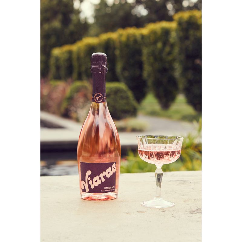 slide 2 of 8, Viarae Prosecco Brut Rose - 750ml Bottle, 750 ml
