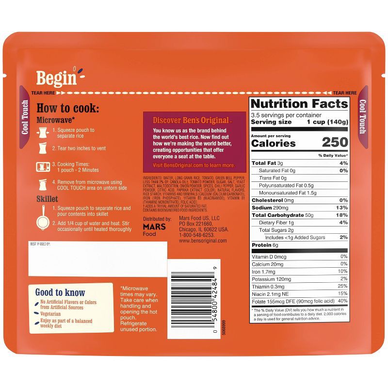slide 2 of 6, Ben's Original Ready Rice Spanish Family Size - 17.3oz, 17.3 oz