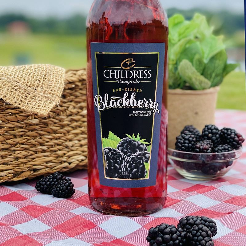 slide 4 of 4, Childress Vineyards Blackberry 750mL, 750 ml