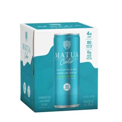 Matua Cooler Sauvignon Blanc Sparkling Water - 4pk/250ml Cans