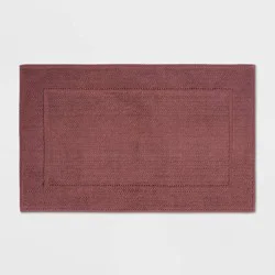 21"x34" Spa Plush Bath Mat Dark Mauve - Threshold™